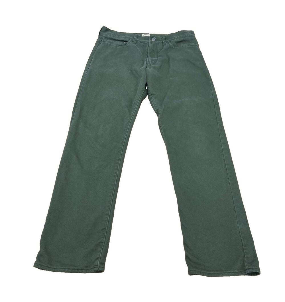 J. Crew 770 Corduroy Pants Men's 32x32 (32X31) Straight Fit Camo Flannel Lined
